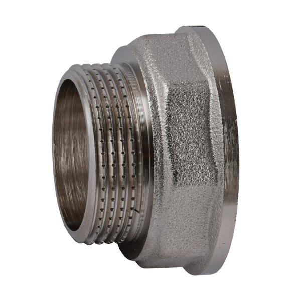 Редукционный переходник 1 1/2″х1 1/4″ВН никелированный восьмигранный NK763O OPTIMUM (000031495)