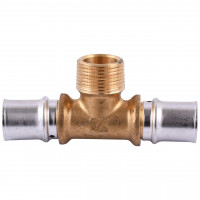 Трійник із зовнішньою різьбою прес APE ITALY AP 133 20х3/4″х20 (000001729)