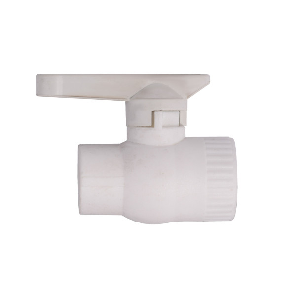 Кран шаровый Kalde PPR (латунь) ф25x3/4 вн. (белый) 21010 (000021529)