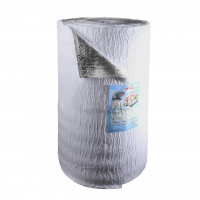 Полотно фольгированное самоклейка 10,0 мм одностороннее, шир.-100см, 25 м.п. НА БУМАГЕ (000022604)