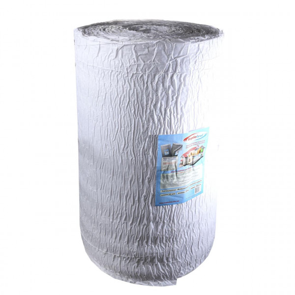 Полотно фольгированное самоклейка 10,0 мм одностороннее, шир.-100см, 25 м.п. НА БУМАГЕ (000022604)