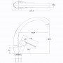 Смеситель для кухни Globus Lux Dolly GLD-0203S (000023186)