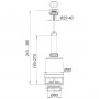 Арматура сливная для сливного бачка разной высоти АС-02.00 (000031024)