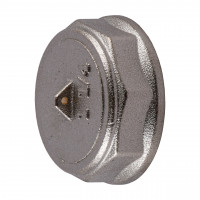 Заглушка 1 1/4″В никелированная под пломбу NC601P OPTIMUM (000031484)