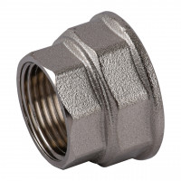 Муфта редукционная 1 1/2″х1″ВВ никелированная восьмигранная NM751O OPTIMUM (000031490)