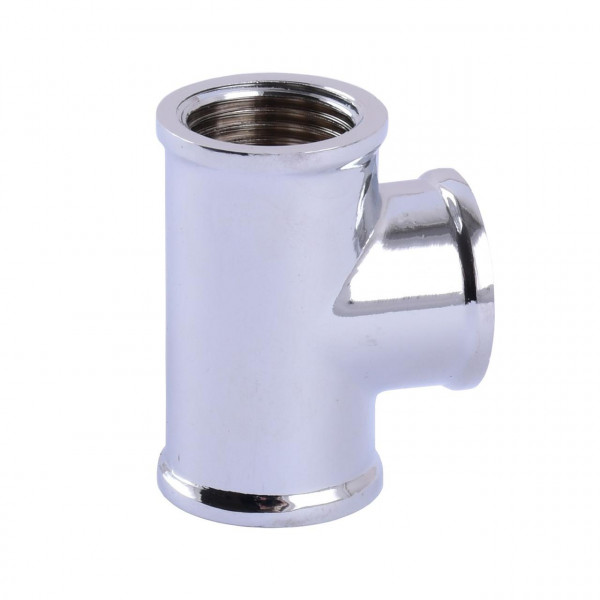 Тройник SOLOMON 1/2″ ВВВ хром 8202 (000000624)