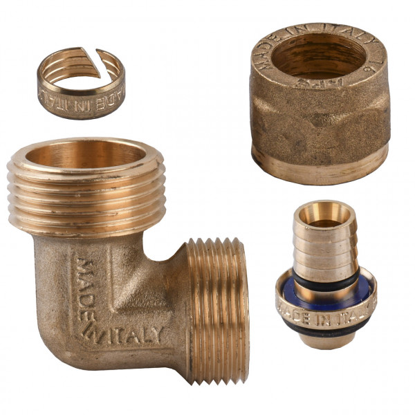 Уголок с наружной резьбой APE ITALY 753 L 1/2″х20 (000000895)