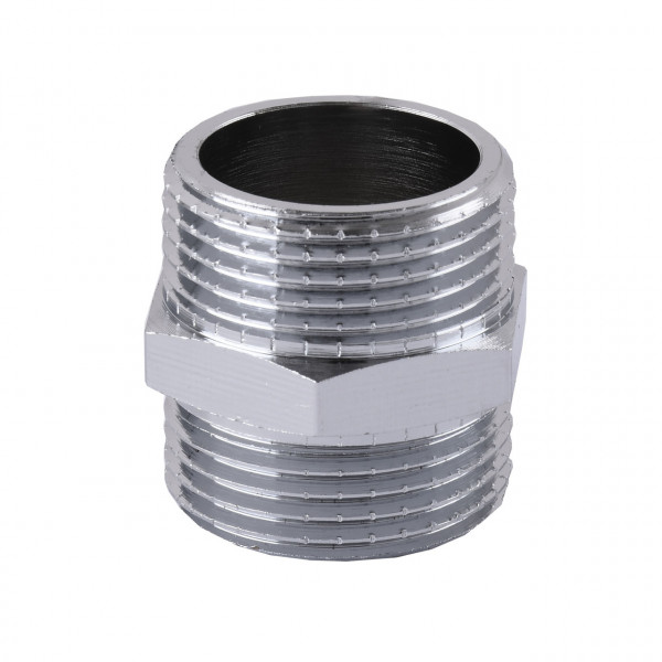 Ниппель SOLOMON 3/4″ НН хром 8205 (000000904)