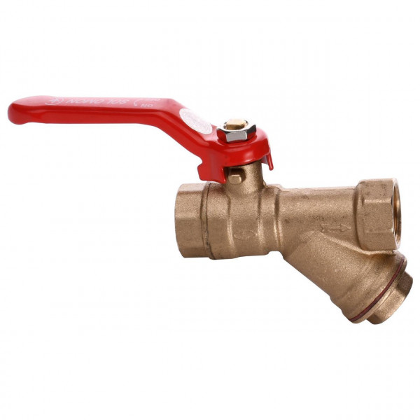 Кран кульовий з фільтром для водоміра SOLOMON 1/2″ 8031 (000000968)