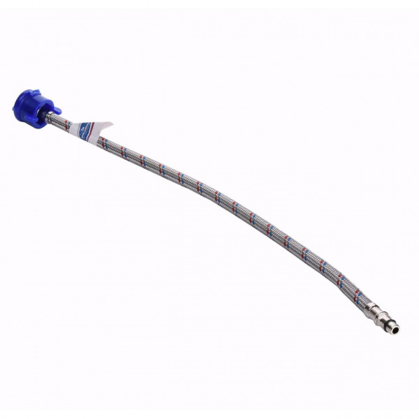 Шланг для смесителя Solomon (нерж.) М10х1/2″ 0,7м HY6201 B кор. (000001044)