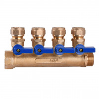 Коллектор CRISTAL 3/4х16″ 4-ой с перекрыванием (NM-1018) (000001361)