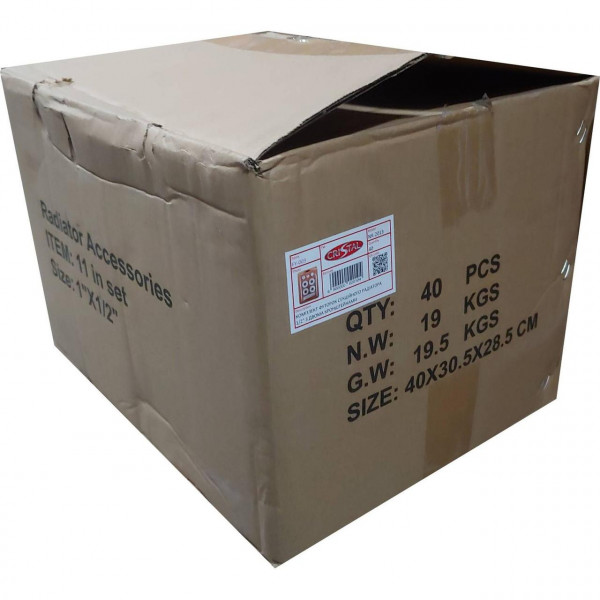 Комплект футорок секционного радиатора CRISTAL NR-2013 1/2″с 2-кронштейнами (HT 405) (000002010)