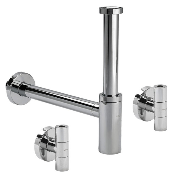 Сифон в комплекте Eleganta Set VIEGA 1 1/4″ металл. хром 492489 (57884) (000002290)