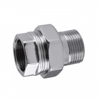 Сгон-американка прямой SOLOMON 1/2″ CHROM 1620 (000002457)