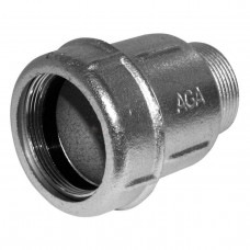 З'єднання пряме зажимне з зовнішньою різьбою DN20(24,3-27,5 мм) х 3/4″ AK AGAflex (000005734)