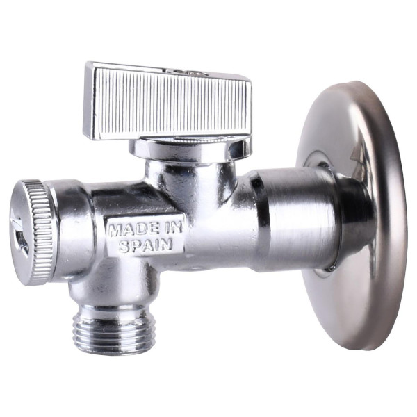 Кран шаровый угловой с фильтром ARCO 1/2″x1/2″ 02400MAC (000005743)