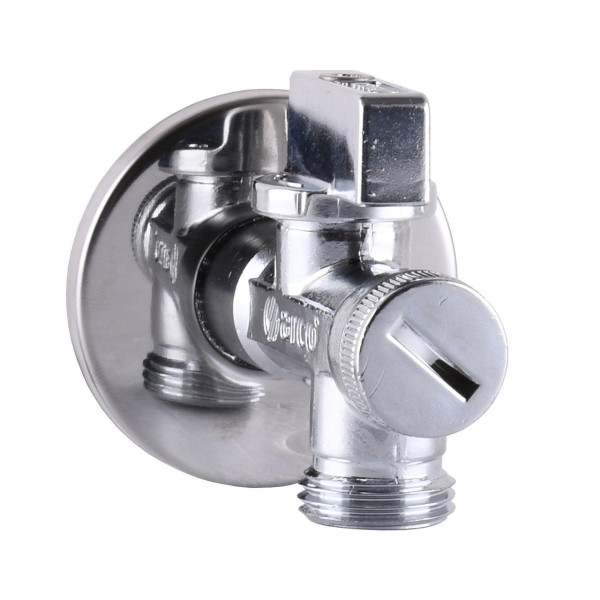 Кран шаровый угловой с фильтром ARCO 1/2″x1/2″ 02400MAC (000005743)