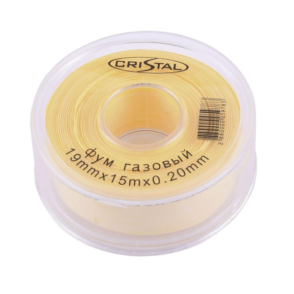 Фум лента тефлоновая PROFI S-1204 (19*15*0,20) ГАЗОВАЯ CRISTAL (000005978)