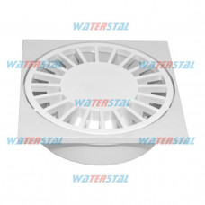 Трап 150*150 мм, нижний отвод Ø50, пластиковый ″Waterstal″ (YS 415) (000006766)
