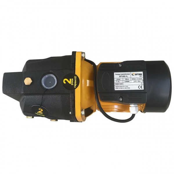 Насос центробежный Optima JET100-PL 1,1кВт чугун длинный (000007578)