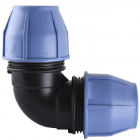 Колено ПНД Vsplast 63*63 4001 (000007892)