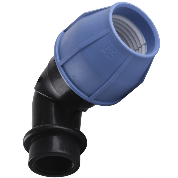 Колено ПНД Vsplast 63*1 1/2 '' В 4002 (000007896)