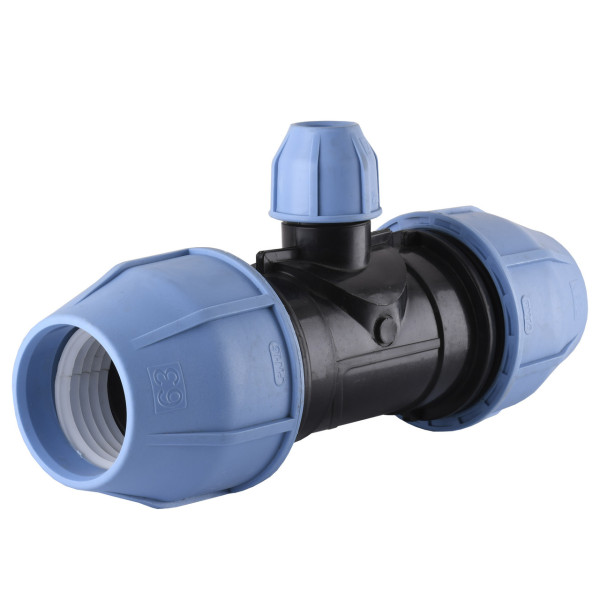 Тройник редукционный ПНД Vsplast 63*25*63 3004 (000007911)