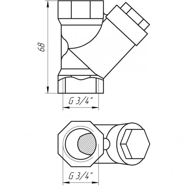 Фильтр грубой очистки ARCO 3/4″ 01831 (000008035)