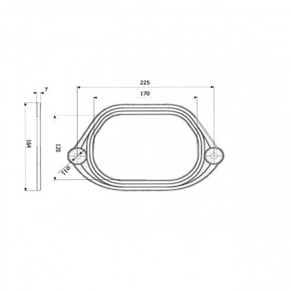 Ремкомплект для бака компакта K.K.POL тип Е, АКС/520 (000008965)