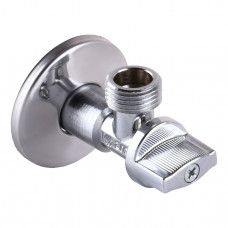 Кран шаровый угловой ARCO 1/2″х 1/2″ NOV91MAC 2 шт. металлическая ручка (000008979)