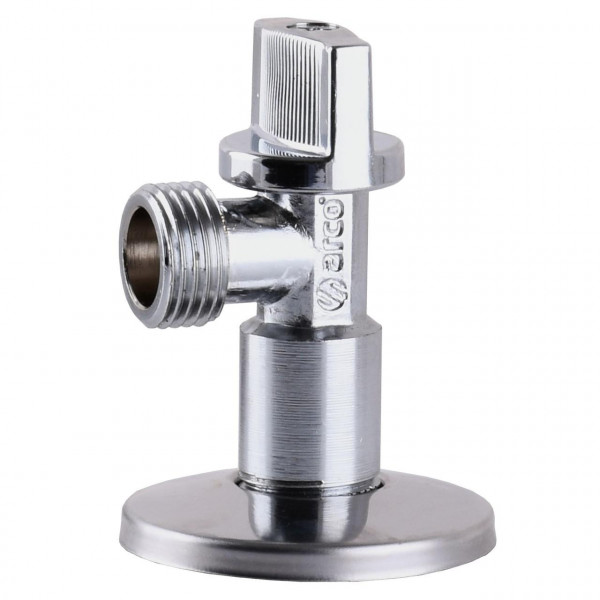 Кран шаровый угловой ARCO 1/2″х 1/2″ NOV91MAC 2 шт. металлическая ручка (000008979)