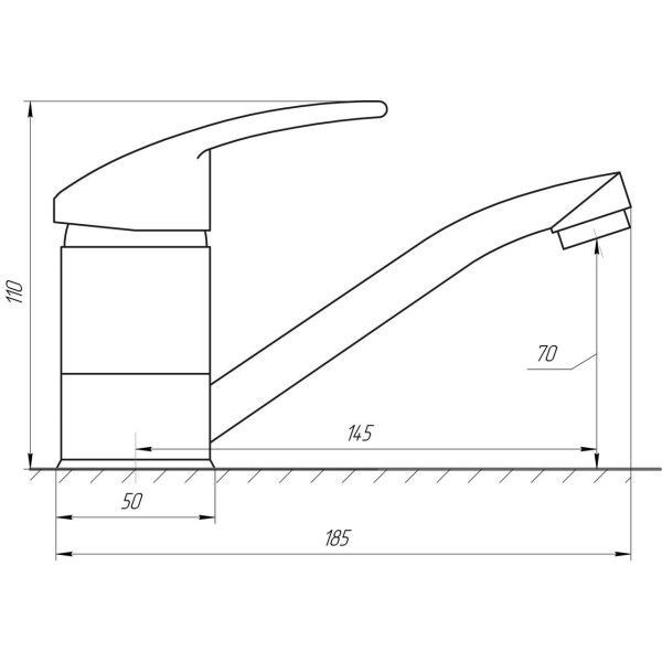 Смеситель для умывальника Globus Lux Caprice GLCA-0203М (000009249)