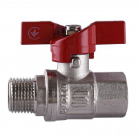 Кран шаровый прямой SELBA 1/2″ НВ КБ SL1508 (000009621)