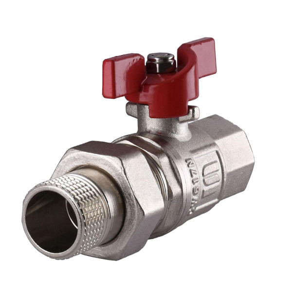 Кран шаровый прямой с американкой SELBA 3/4″ КБ SL1509 (000009631)