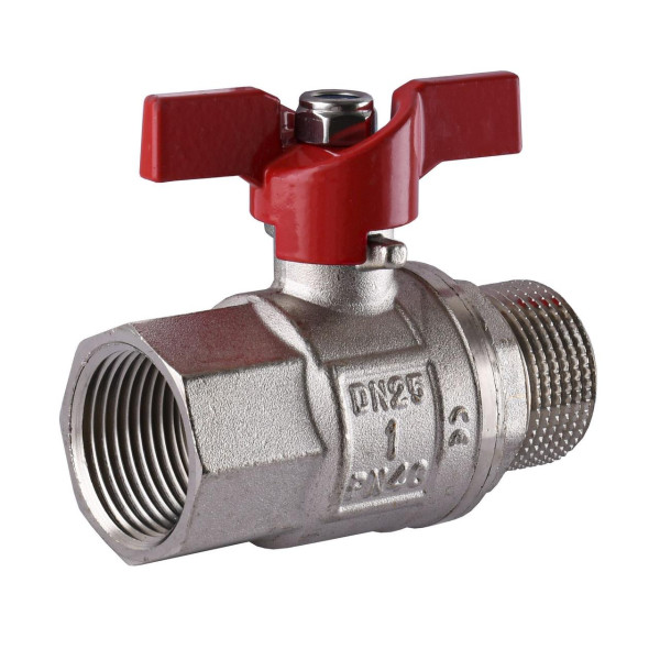 Кран шаровый прямой SELBA 1″ НВ КБ SL1508 (000009636)