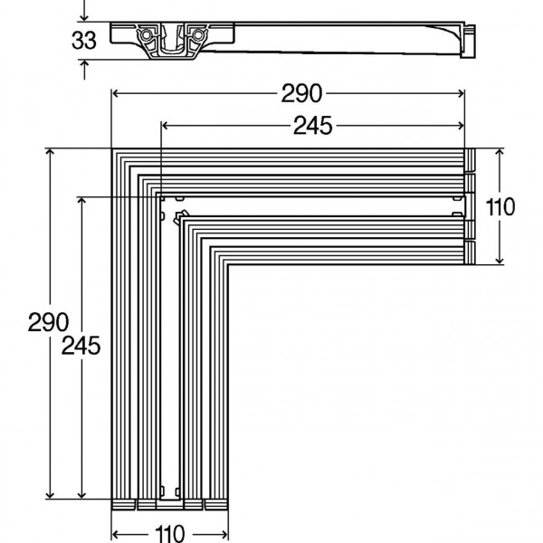 Соединительный элемент углов Advantix Vario VIEGA 708924 (000009932)