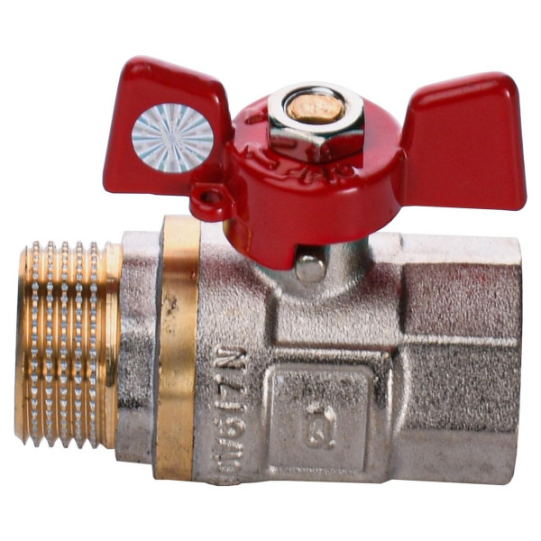 Кран шаровый прямой Q PROFESSIONAL 3/4″ НВ КБ PN40 QP152 (000010155)