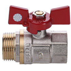 Кран шаровый прямой Q PROFESSIONAL 1″ НВ КБ PN40 QP152 (000010156)