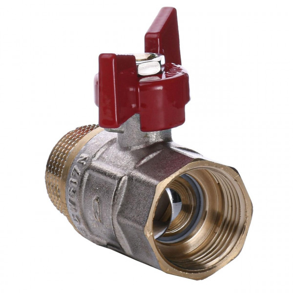 Кран шаровый прямой Q PROFESSIONAL 1″ НВ КБ PN40 QP152 (000010156)