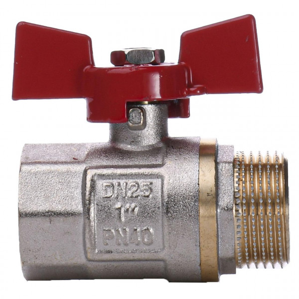 Кран шаровый прямой Q PROFESSIONAL 1″ НВ КБ PN40 QP152 (000010156)