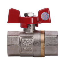 Кран шаровый прямой Q PROFESSIONAL 3/4″ ВВ КБ PN40 QP151 (000010161)