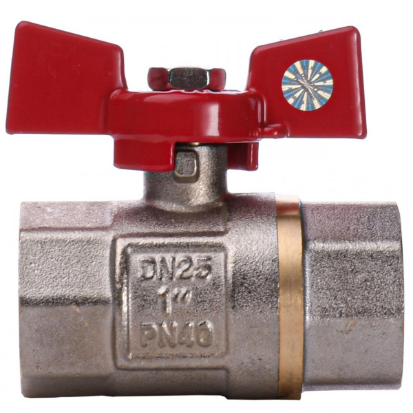 Кран шаровый прямой Q PROFESSIONAL 1″ ВВ КБ PN40 QP151 (000010162)