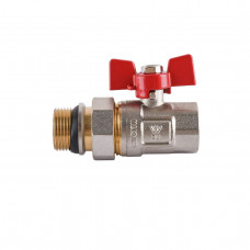 Кран шаровый прямой с американкой WATERVALVE Q003 NV-V343 3/4″ BH (000010227)
