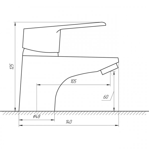 Смеситель для умывальника DOMINO BLITZ DBC-101 (000010458)