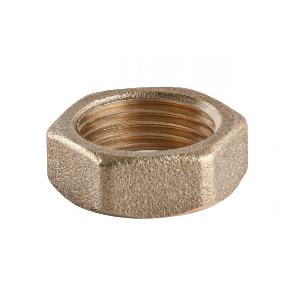 Контргайка латунная 1/2″ВР штампованная А1201А. VA (000010540)