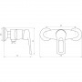 Смеситель для душа DOMINO SIRIUS DSV-105N (000010560)