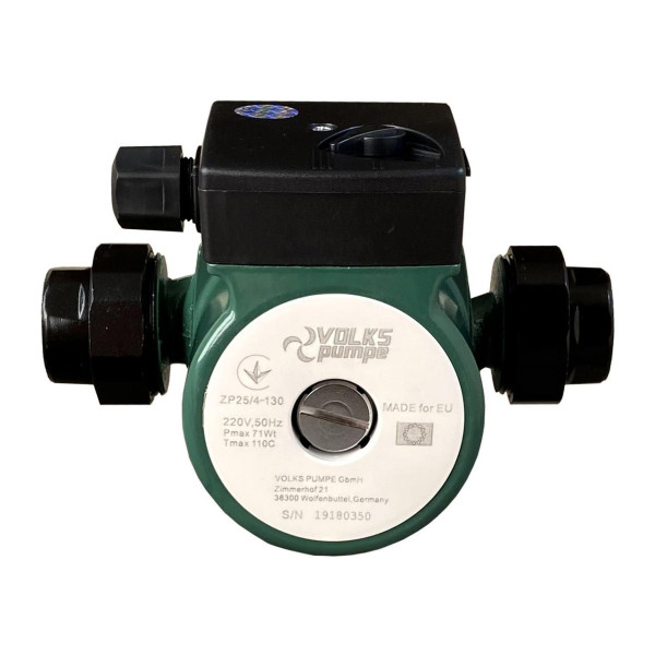 Насос циркуляционный VOLKS pumpe ZP25/4 130мм + гайки (000010625)