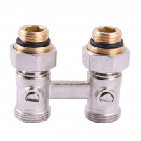 Вузол нижнього підключення панельного радіатора SOLOMON NV 5103 прямий кульовий 3/4″ (000010946)