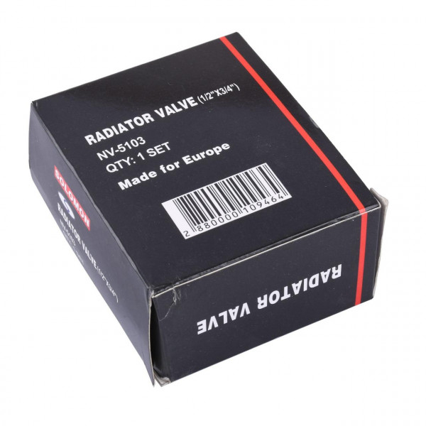 Узел нижнего подключения панельного радиатора SOLOMON NV 5103 прямой шаровой 3/4″ (000010946)