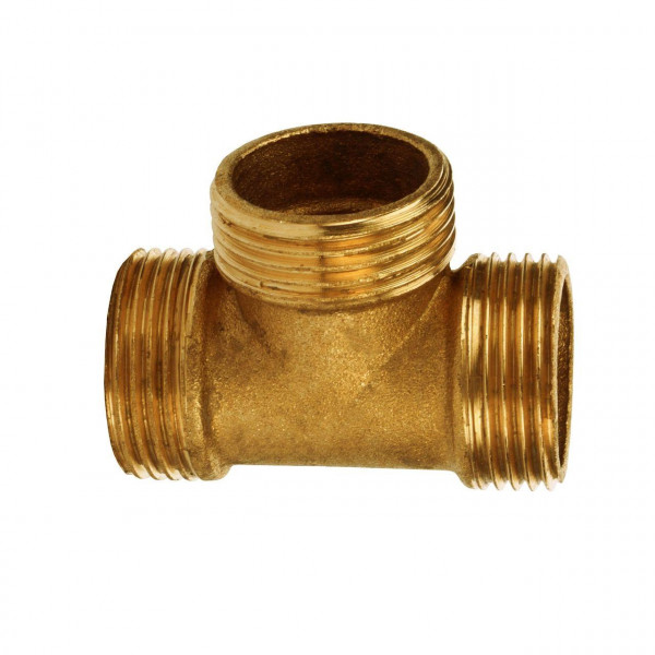 Тройник латунный 1″НР х 1″НР х 1″НР литейный 217-1Б